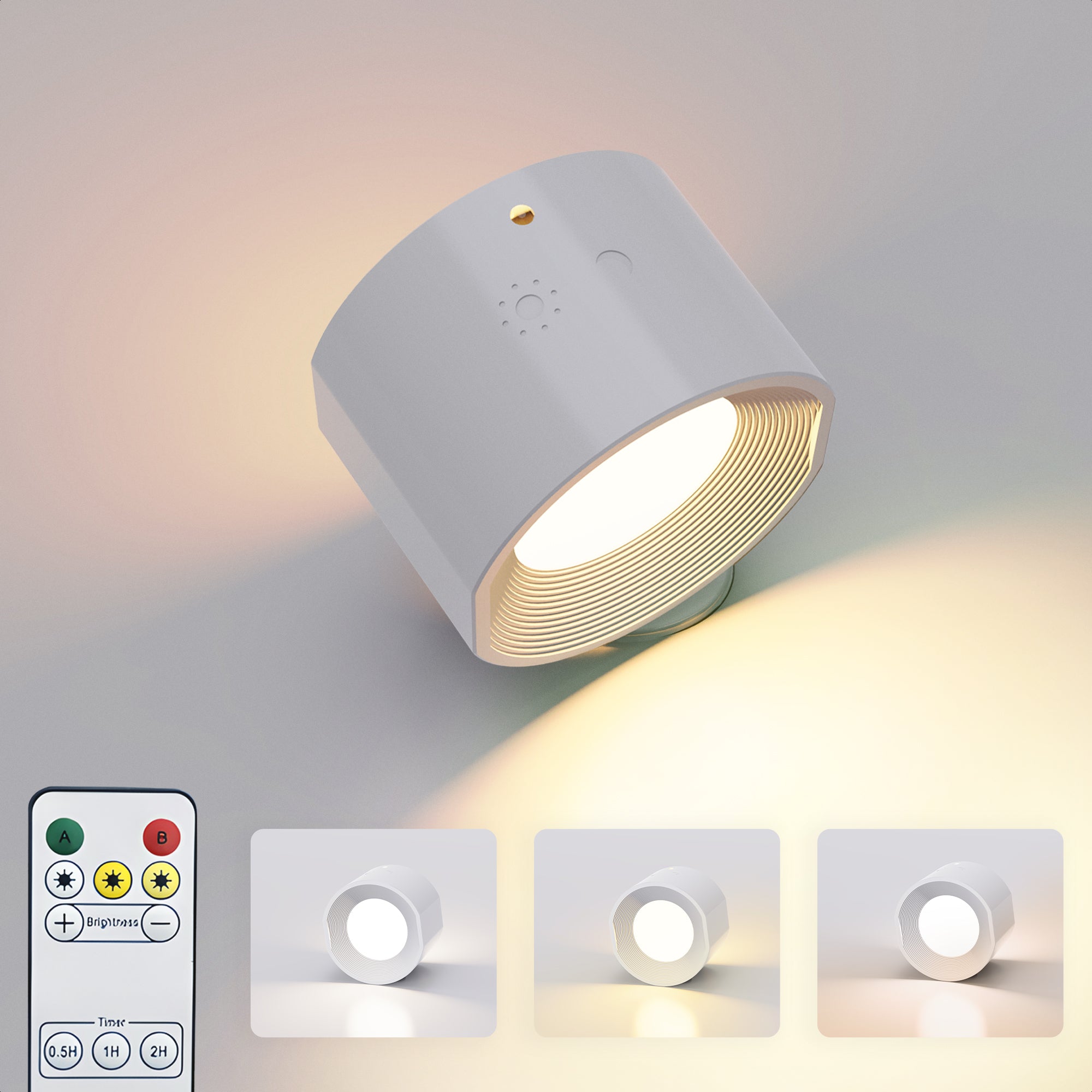 360 ° rechargeable wall lamp