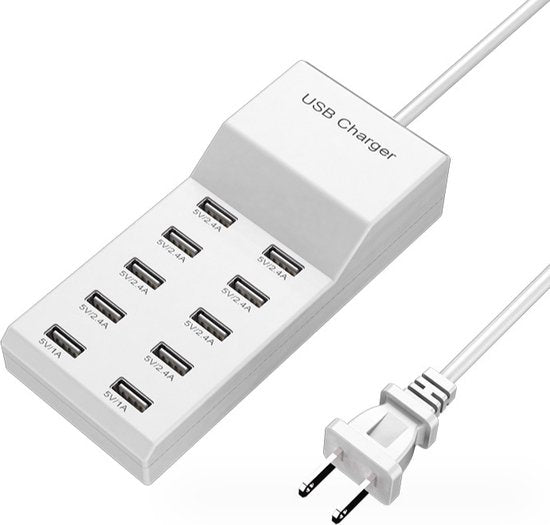 MultiCharge 10 Port | 5V USB Dock (US plug)