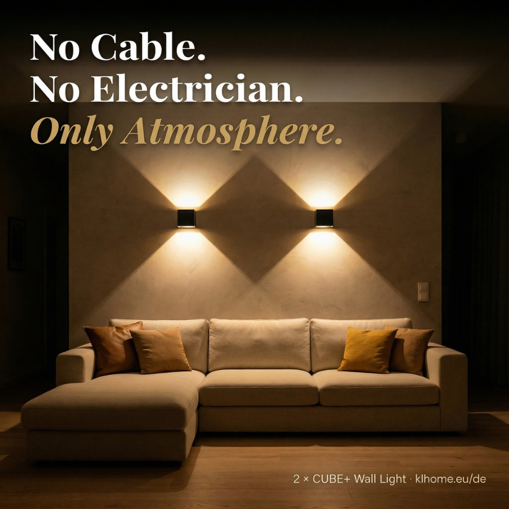 CUBE Wall lamp | Rechargeable