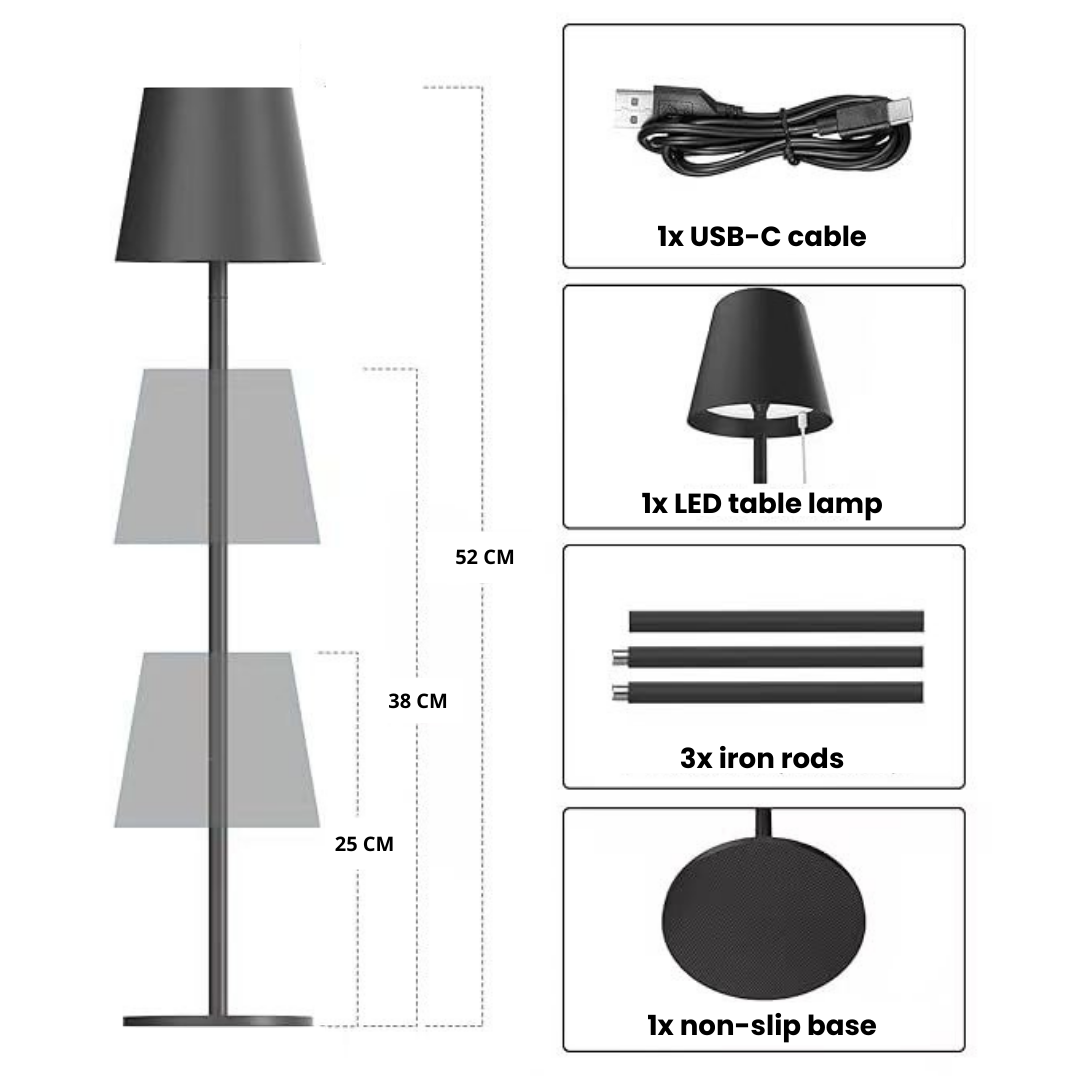 LUMINA Wireless Dimmable Table Lamp